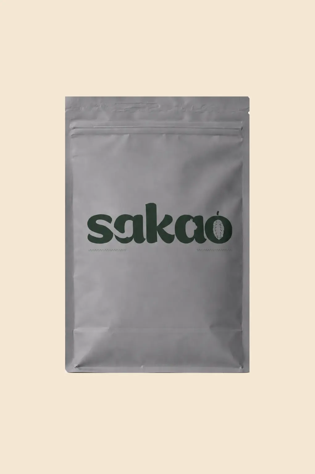 Pasta de cacao puro colombiano Sakao - bolsa 100% cacao
